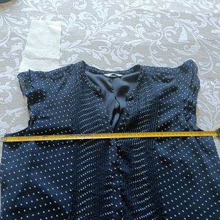 Vestito H&M blu pois bianchi senza maniche