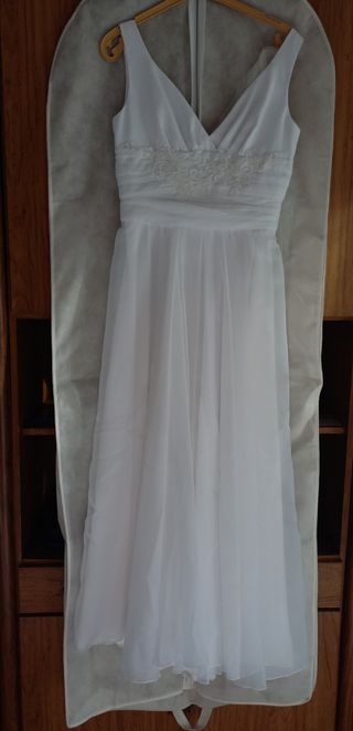 Vestido de novia + velo de novia