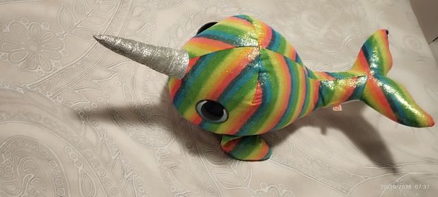 Peluche Unicornio pez marca Ty