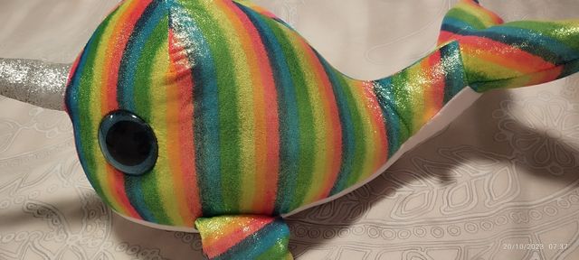 Peluche Unicornio pez marca Ty