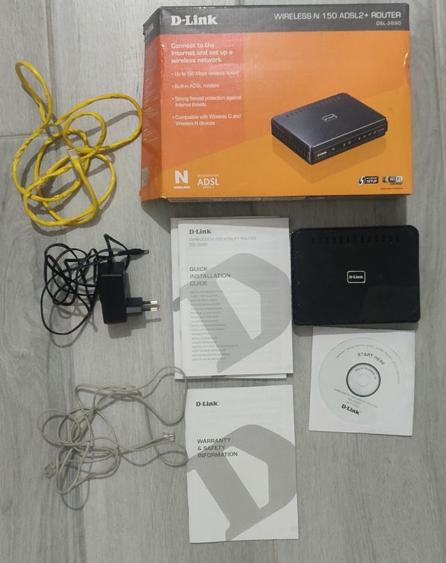 D-Link DSL-2680 - Modem router wireless N150 ADSL2