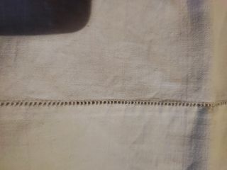 Lenzuolo matrimoniale sopra antico ricamato a mano