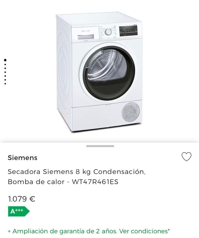 secadora siemens