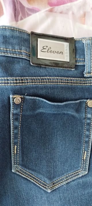 Jeans Eleven color blu