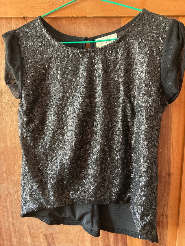 Blusa negra JULIE Talla S-M