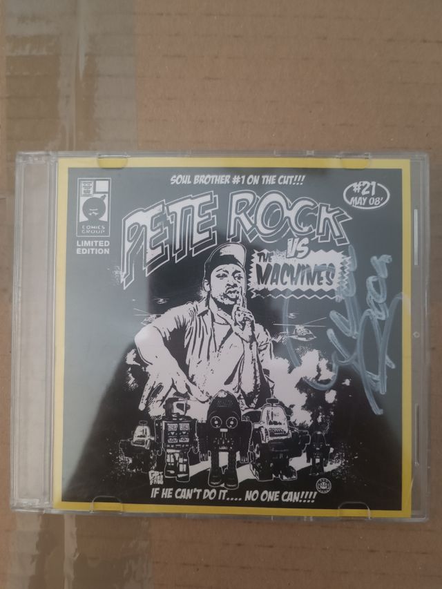 Pete Rock cd firmado