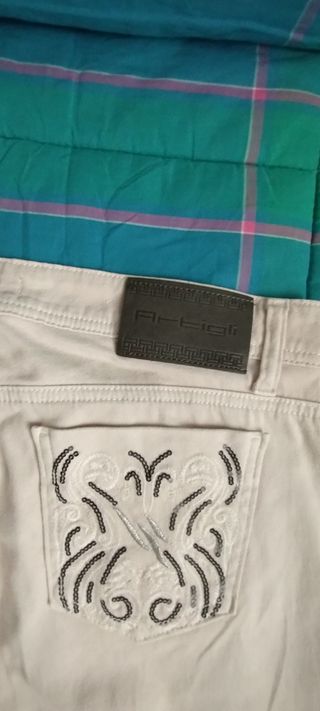 Pantaloni donna color beige - ghiaccio