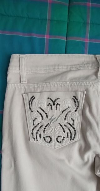 Pantaloni donna color beige - ghiaccio