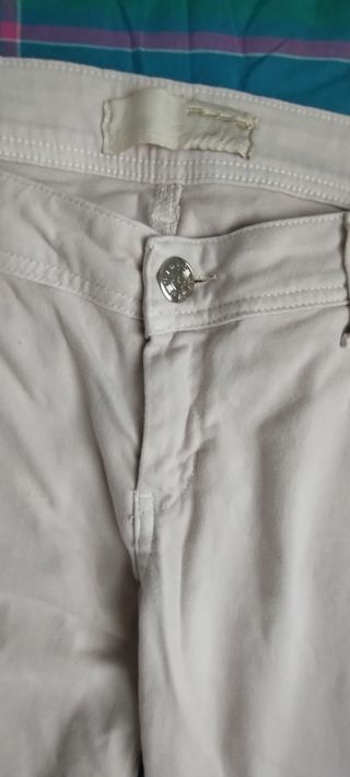 Pantaloni donna color beige - ghiaccio