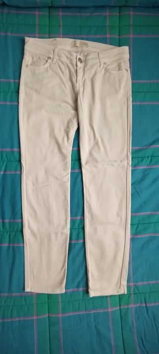 Pantaloni donna color beige - ghiaccio