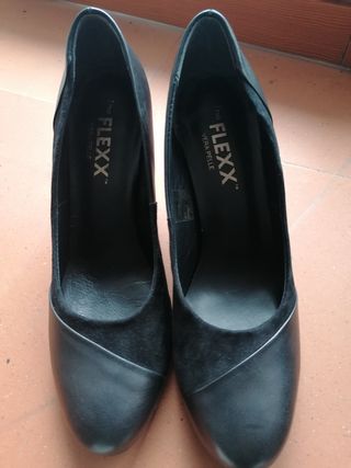 Scarpe the flexx Emily Mon amour camoscio Black