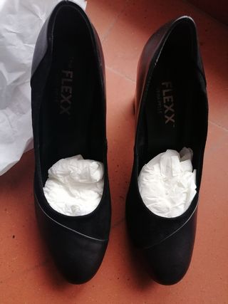 Scarpe the flexx Emily Mon amour camoscio Black