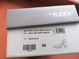 Scarpe the flexx Emily Mon amour camoscio Black