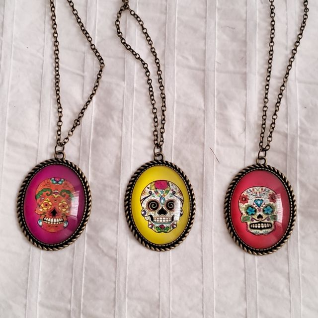 Colgante Calavera Mexicana Catrina NUEVO