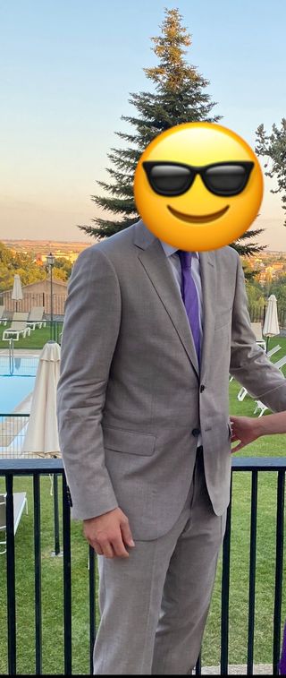 Conjunto de traje gris Corte Inglés Emidio Tucci