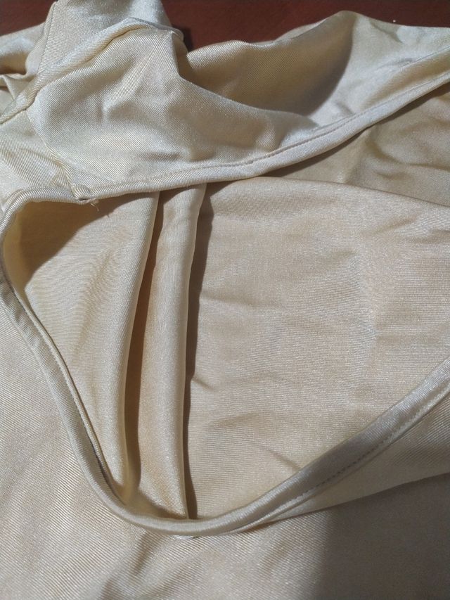 Malla dorada color carne T-M