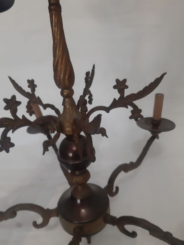 Lampara antigua techo