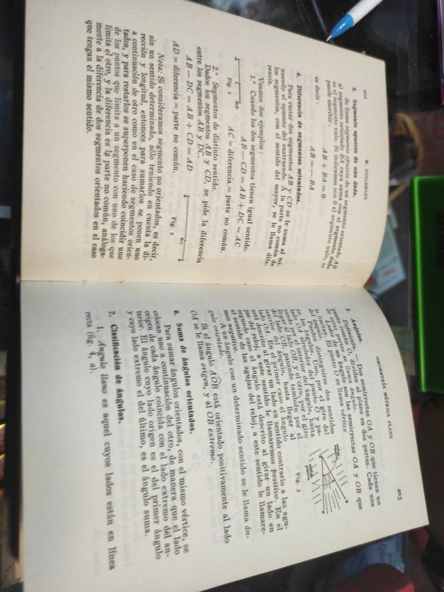 Matemàticas libro antiguo año 1960