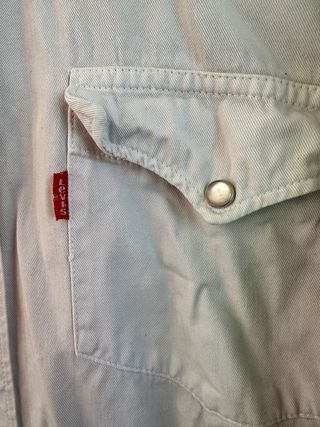 Camisa VINTAGE vaquera LEVIS talla S MUY GRANDE 