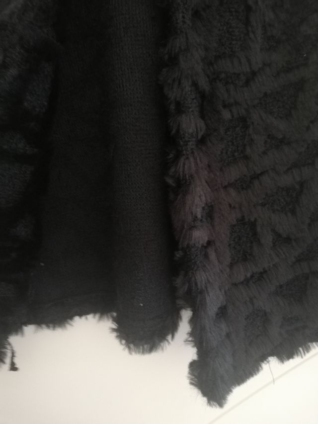 Gilet ecopelliccia nero