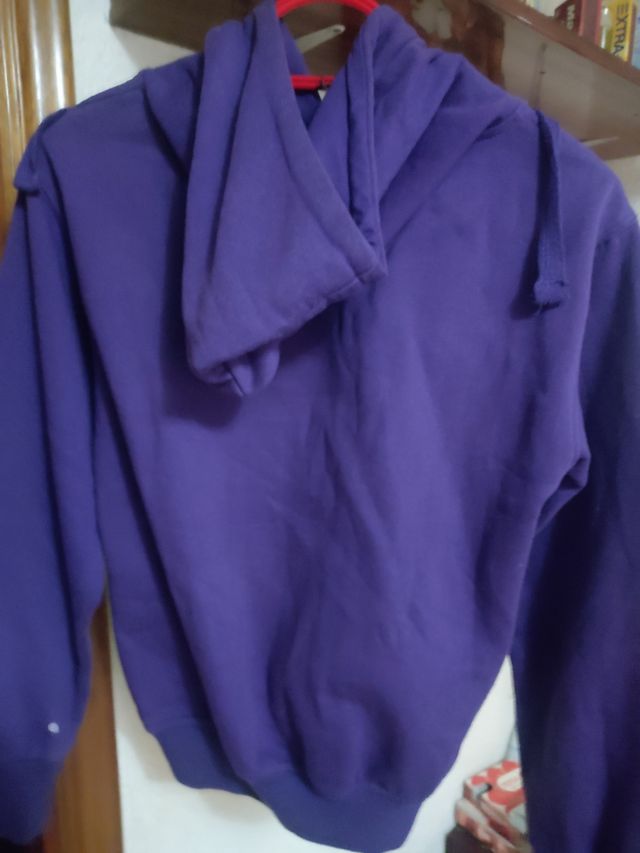 Sudadera lila talla S