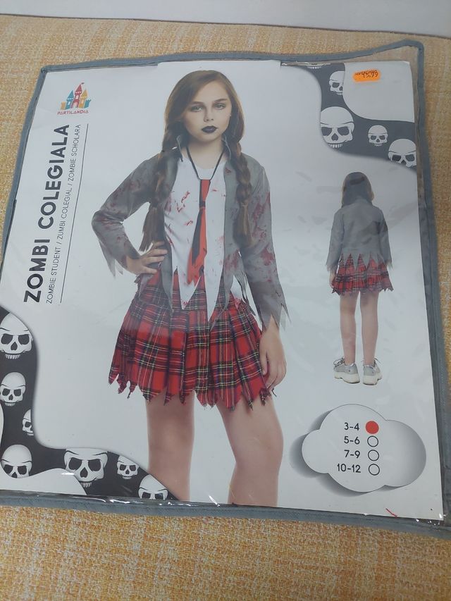 Traje de halloween niña