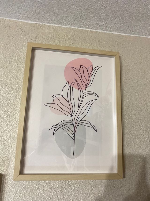 cuadro flores tulipan