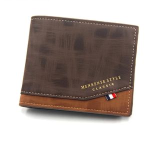 Cartera de caballero de gran capacidad. Marrón.