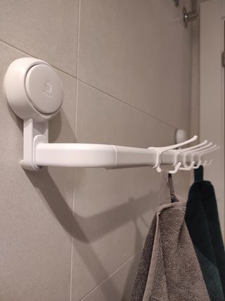 Toallero de baño de ventosa 