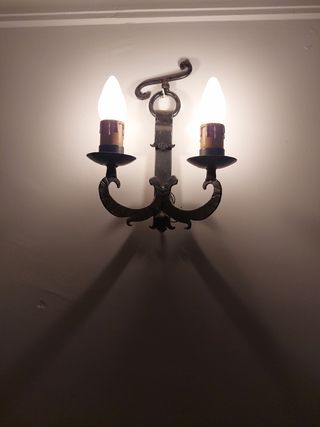 Aplique de pared de forja