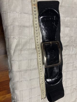cinturon elastico negro