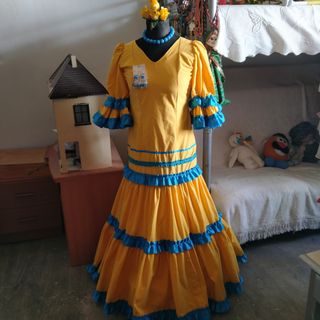 Traje flamenca gitana sevillana t.42