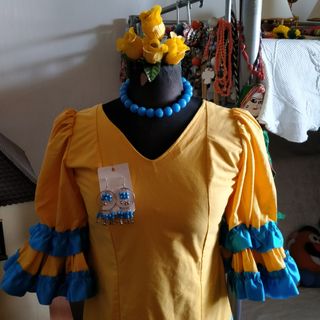 Traje flamenca gitana sevillana t.42