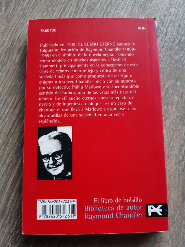 Libro el sueño eterno de Raymond Chandler