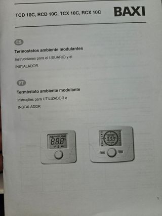Termostato inalambrico modulante