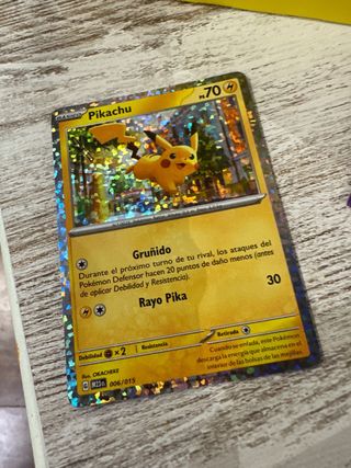 Pikachu carta Holo Pokémon McDonald's