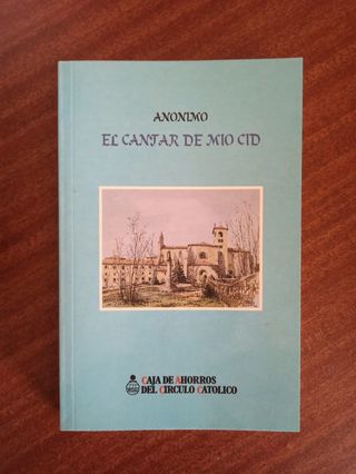 Libro el cantar de mío cid