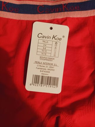 SLip Sin Costuras Para niño 14 16 Cavin 