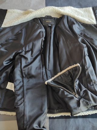 Mango chaqueta piel t.M