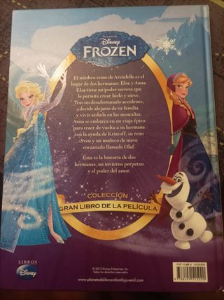 Libro infantil cuento Disney Frozen 1