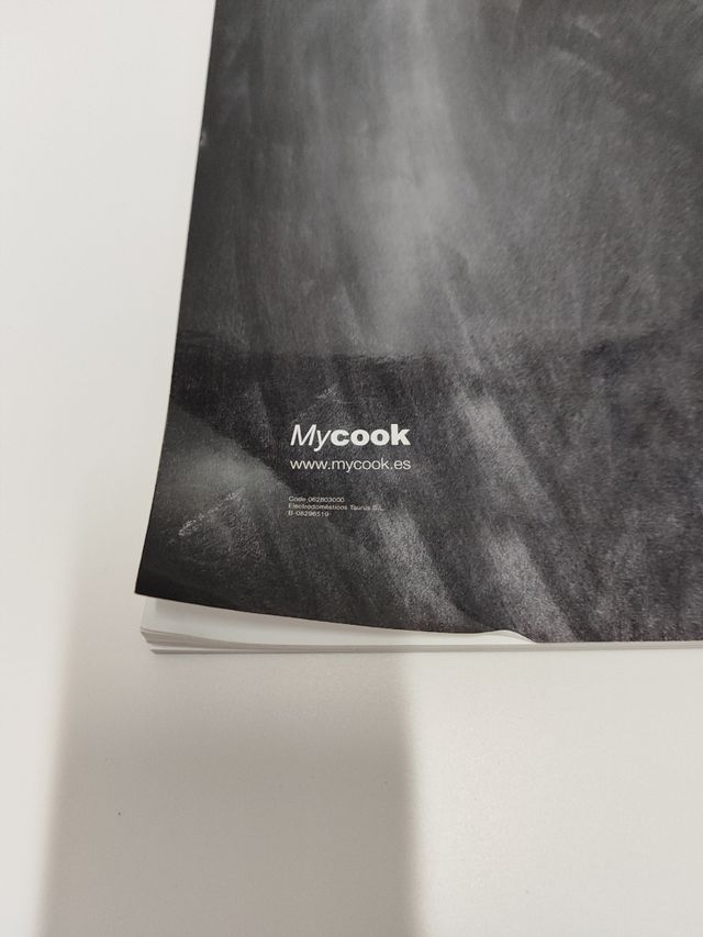 Libro recetario robot Mycook
