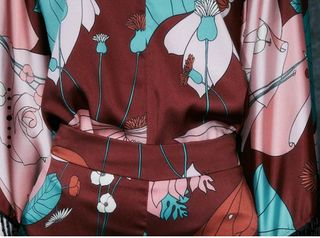 Pantalón estampado abalorios 36