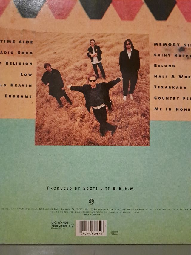 Vinilo REM Out of time