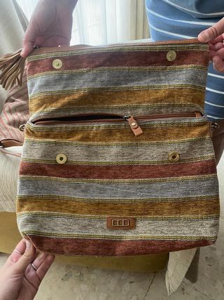 Bolso de pana o tela Misako