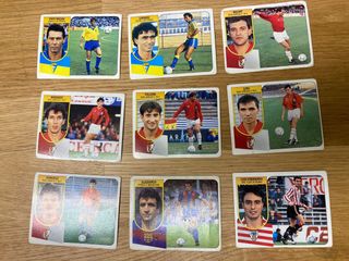 LOTE CROMOS LIGA ESTE 91-92