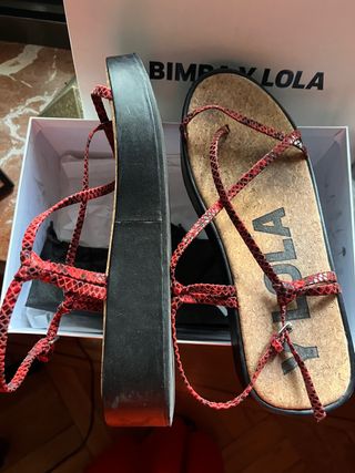 sandalia Bimba y Lola 40 usadas