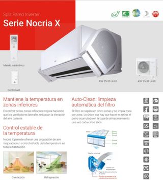 Aire acondicionado 3000 frig FUJITSU Serie KP