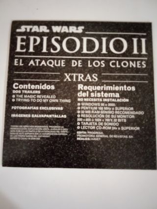 Star wars revistas, carpeta y cd