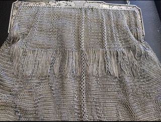 BOLSO PLATA NOVIA AÑOS 20