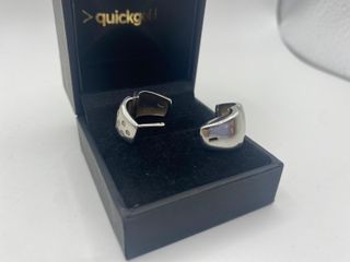 Pendientes oro blanco 18k con diamantes